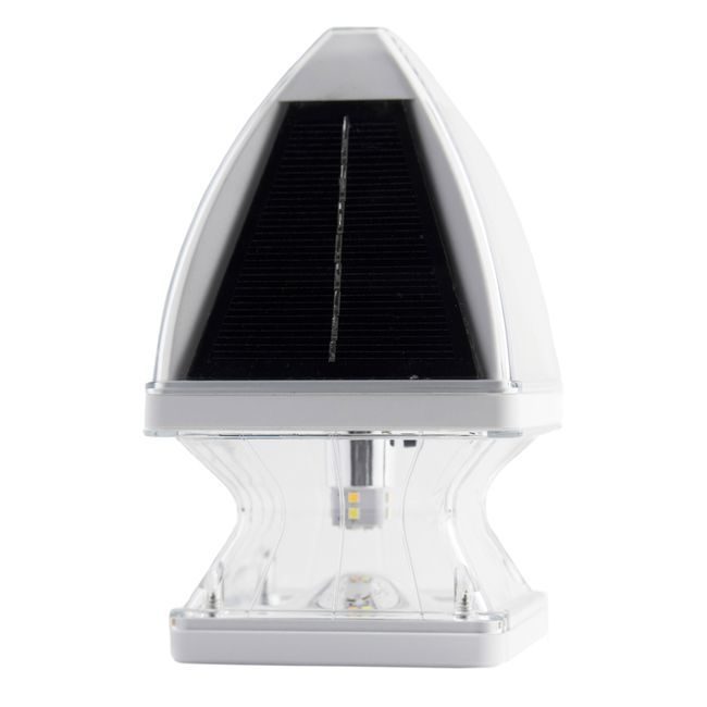 Gama Sonic Gothic Solar Post Cap Light - Available in Black and White
