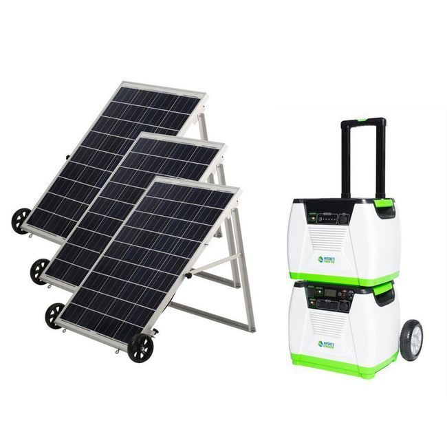 Natures Generator Portable 1800-Watt Solar Generator - Platinum Kit