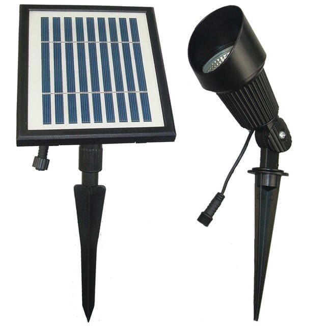 SGG-S12 Solar Spot Light - 12 High Power LEDs - Cool White