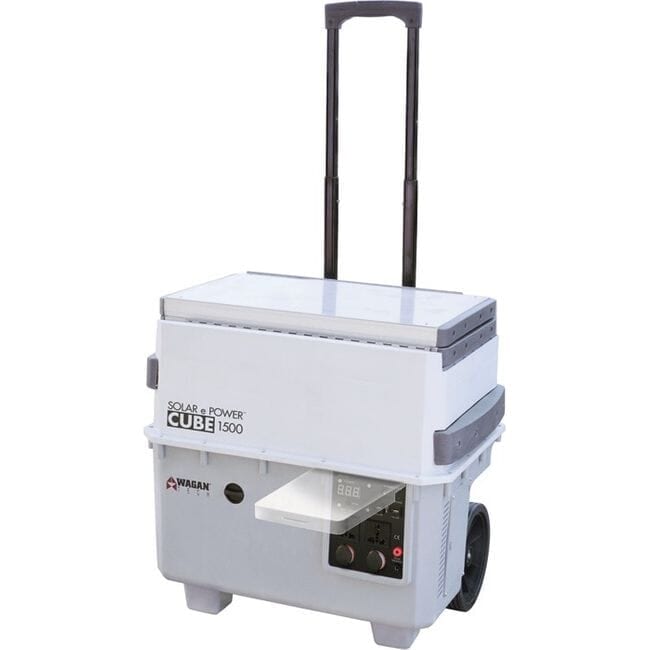 Solar e Power Cube 1500 Plus Portable Solar Generator 1500 Watt Inverter / 100 Ah Battery