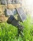 8 Piece Residential LED Solar Spotlight Landscape Lighting Kit with Stakes