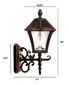 Gama Sonic Baytown Bulb Solar Light - With Pole, Post & Wall Mount Kit - Brushed Bronze