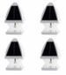 Gama Sonic Gothic Solar Post Cap Light 4 Pack - Available in Black and White