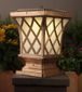 Premium Classic Solar Pillar Light in Bronze - 2 Pack