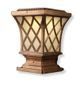 Premium Classic Solar Pillar Light In Bronze
