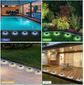 Solar LED Integrated Deco Path Lights - 4 Pack