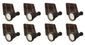 8 Piece Pro Series LED Solar Landscape Lighting Kit with Stakes