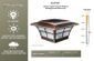 Classy Caps Copper Prestige Solar Post Cap for 4x4 Posts