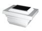 Classy Caps Regal White Solar Post Cap for 4x4 Posts