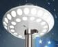 40 LED Double Row Solar Flagpole Top Light