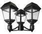 Gama Sonic Imperial III Commercial Solar Triple Lamp Post