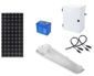 Earthtech Products Shipping Container Lighting Kit - 1 Light (2,379 Lumens), 50W Solar Panel, 35 Ah Battery