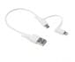 Micro USB & Lightning Connector Sync & Charge Cable