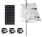 Earthtech Products Commercial Solar Flag Pole Lighting Kit for Flagpoles Up to 40 Feet - 3 Lights (7200 Total Lumens)