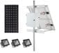 Earthtech Products Commercial Solar Flag Pole Lighting Kit for Flagpoles Up to 25 Feet - 3 Lights (3600 Total Lumens)