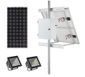 Earthtech Products Solar Sign & Landscape Light Kit - 2 Lights (4800 Lumens Total), 300W Solar Panel, (2) 105 Ah Batteries - 14 Hour Run Time