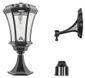 Gama Sonic Victorian Bulb Solar Light - With Pole, Post & Wall Mount Kit