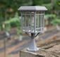 Prairie Bulb Solar Lamp Post Light in Gray