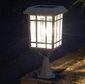 Prairie Bulb Solar Lamp Post Light in Gray