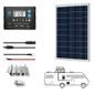 ACO Power 100W 12V Solar RV Kit - 20A PWM Charge Controller