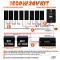 1600 Watt 24V Solar Kit with 60A MPPT Charge Controller