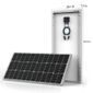 ACO Power 100W 12V Monocrystalline Solar RV Kit - 20A PWM Charge Controller