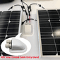 ACO Power 200W Monocrystalline 12V/24V Solar RV Kit - 20A PWM Charge Controller