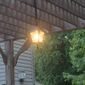 Baytown II Bulb Solar Hanging Light - Solar Hanging Pendant Lamp with Remote Control