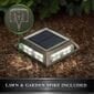 Classy Caps Muskoka Universal Solar Light for Dock, Deck & Post Cap
