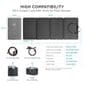 EcoFlow Delta Solar Generator Kit - 160 Watt Solar Panel