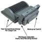 FL3W LED Solar Flood Light with Remote Control, SMD LED, Lithium Ion Battery and PIR Motion Features