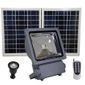 FL5W LED Solar Flood Light with Remote Control, SMD LED, Lithium Ion Battery and PIR Motion Features