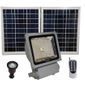 FL9W LED Solar Flood Light with Remote Control, SMD LED, Lithium Ion Battery and PIR Motion Features