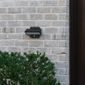 Gama Sonic Architectural Solar Wall Accent Light with Motion Sensor in Black