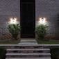 Gama Sonic Architectural Solar Wall Accent Light with Motion Sensor in Bronze