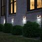 Gama Sonic Architectural Solar Wall Accent Light with Motion Sensor in Bronze