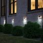 Gama Sonic Architectural Solar Wall Accent Light with Motion Sensor in Bronze