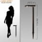 Gama Sonic Contemporary Square Solar Path Light  in Bronze