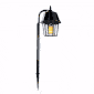 Gama Sonic Solar Garden Light with Flicker Flame Bulb & Shepherd Hook - 2 Pack