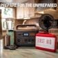 Jackery Explorer 1000 Portable Solar Generator Kit - 2X 100 Watt Solar Saga Panels