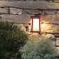 Les Jardins Tinka Aluminum Solar Lantern - Red