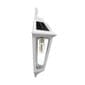 Polaris Sconce Solar Lamp in Classic White Finish