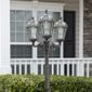 Royal Solar Lamp Post with GS-Solar LED Light Bulb - Triple Head