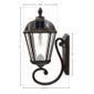 Royal Wall Mount Solar Lamp with GS-Solar LED Light Bulb