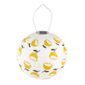 Soji Stella Tyvek Print and Punch - Lemon Poppy Globe 12 Solar Lantern