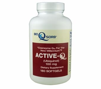 Active-Q Ubiquinol 100mg (180 Softgels) featuring Kaneka Ubiquinol CoQ10