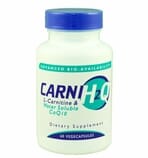 Carni H2Q L-Carnitine and Hydro-Q-Sorb CoQ10 / 60 Vegecapsules