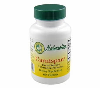 Carnispan Timed Release L-Carnitine Fumarate (880mg 60 Tablets)