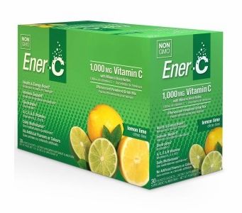 Ener-C 1,000 mg Vitamin C Multi Vitamin Drink Mix - Lemon Lime Flavor - 30 Packets