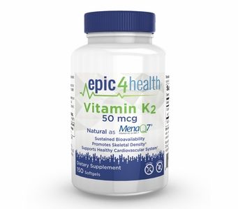 Epic4Health - Vitamin K2 50mcg as MenaQ7® (150 Softgels)